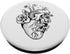 Heart Anatomy Flowers Funny Anatomical Heart and Human PopSockets Swappable PopGrip