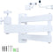 Foldable Projector Wall Mount | White Heavy-Duty | 1/4" Screw | 360