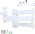 Foldable Projector Wall Mount | White Heavy-Duty | 1/4" Screw | 360