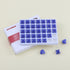 GATERON CJ Keyboard Switches, China Joy Light Dark Blue Purple Custom 5 Pin LED Linear Key Switches (35 PCS)