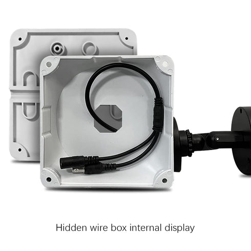 Universal Junction Box for Camera, Security Camera Junction Box to Hide Cable, Wall Ceiling Mount Bracket (1 Pack)