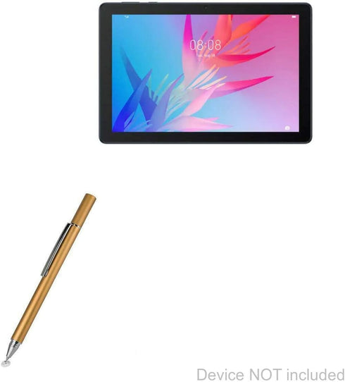 BoxWave Stylus Pen for Huawei MatePad T10 - Super Precise FineTouch Capacitive Stylus - Champagne Gold