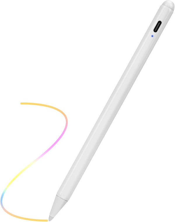 Stylus Pencil for iPad 8th/9th/10th Generation 10.2", Palm Rejection, Compatible with Apple Pencil 2nd Generation, White