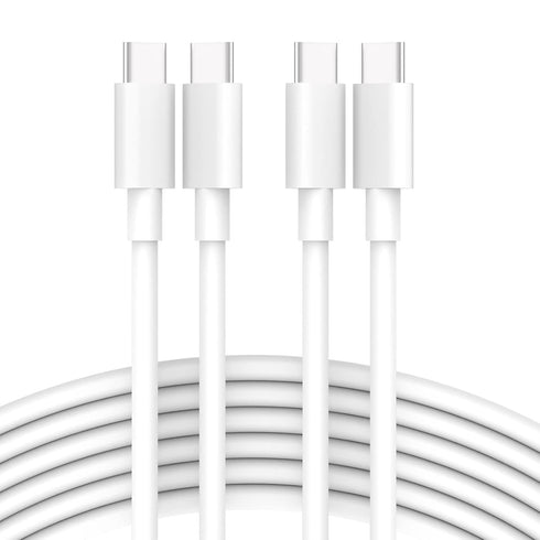 2 Pack 6.6ft 100W USB C to USB C Cable for MacBook Pro MacBook Air Charger, iPad Pro 12.9 11, iPad Air 5 4, Mini 6,