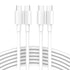 2 Pack 6.6ft 100W USB C to USB C Cable for MacBook Pro MacBook Air Charger, iPad Pro 12.9 11, iPad Air 5 4, Mini 6,