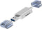 cablecc USB-C Type C/USB 2.0 to NM Nano Memory Card & TF Micro