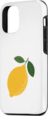 Hand Drawn Digital Art Summer 12/12 Cute Lemon Fruit Citrus Case for iPhone Pro