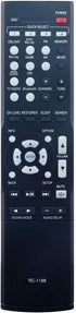RC-1196 RC1196 Replacement Remote Control for Denon Receiver Models AVR-S510, AVR-S500BT, and More