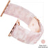 Light Apple Watch Band, Fashion Resin for Series 9 8, Compatible with 40mm for Women (Flower Pink)