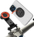 Quick-Release Mountain Bike Phone Mount, Out-Front Aluminum Holder for 4.7-7.0" Smartphones and iPhone