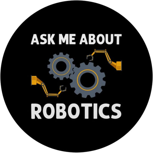 PopSockets Standard PopGrip Funny Robotics For Men Women Robots Engineering Robot Lovers