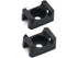(100 Pack) Black 4.5mm Cable Tie Mount Base, Saddle Type Mount Screw Wire Bundle Holder