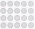20Pcs/Set Silver Earbuds Filters, Earphone Filter Mesh for Earbud and in-Ear Headphones, Protective Filters for
