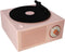Classic Style Bluetooth Speaker, Old Fashioned Pink Vinyl Record Player Look, Creative Gift for Girls by KintiSun