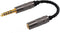 Headphone Adapter 4.4mm Male to 2.5mm Female for 2.5mm Cable to Balanced 4.4mm Player Device, 6 inch Extension