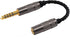 Headphone Adapter 4.4mm Male to 2.5mm Female for 2.5mm Cable to Balanced 4.4mm Player Device, 6 inch Extension