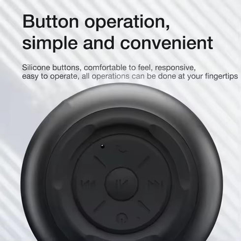 Generic Portable Mini Bluetooth Speaker with TWS Wireless Pairing, FM Radio, Bass Sound, USB-C Charging, Outdoor Use