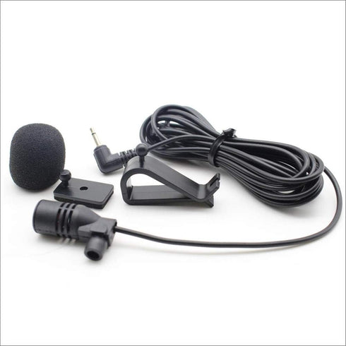 2.5mm Microphone Mic Assembly for Car Vehicle Head Unit, Bluetooth Enabled Stereo Radio GPS DVD for Pioneer