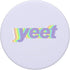 Yeet Funny Rainbow Text Aesthetic PopSockets Swappable Grip for Phones & Tablets