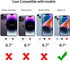 uCOLOR Flip Leather Wallet Case Card Holder Compatible with iPhone 13 6.1 iPhone 14 6.1 Women and Girls with Card Holder Kickstand (Pink Flowers)