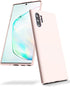GOOSPERY Liquid Silicone Case for Galaxy Note 10 Plus (2019), Silky-Soft Touch Full Body Protection, Pink Sand