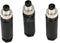 M8 4Pin Male Connector Industrial Sensor Waterproof IP67 A Coding Circular Aviation Connector, 3Pack