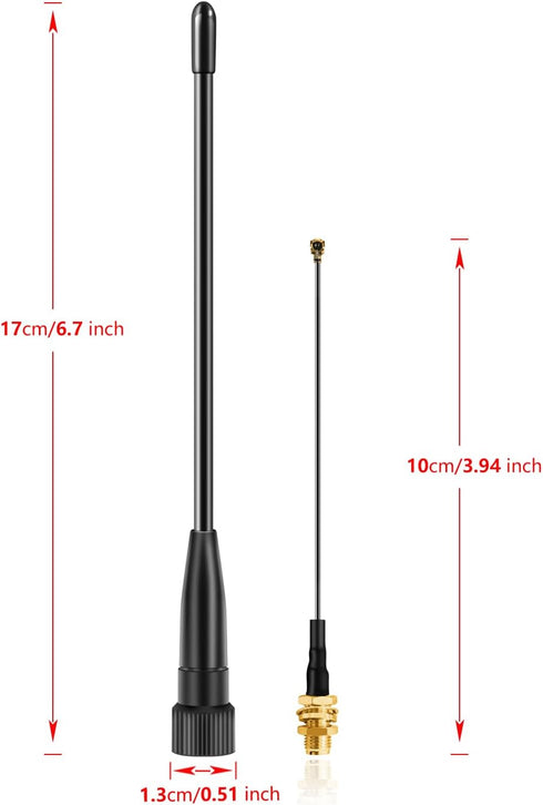 slinkdsco 915MHz 10dBi 17cm (2 Sets), Meshtastic LoRa Whip Antenna Gain, Long Range SMA Male Omni Antenna