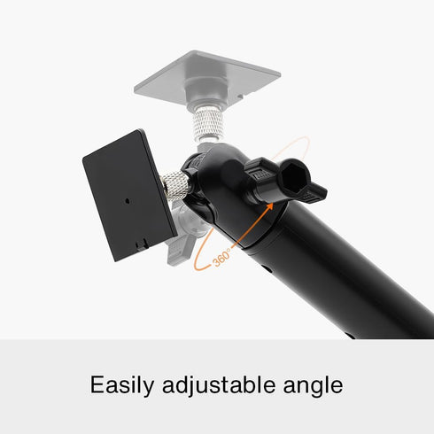 Holicfun 2-in-1 Security Camera and Solar Panel Pole Mount for Ring, Eufy, Arlo, Wyze Solar Panels and Cams