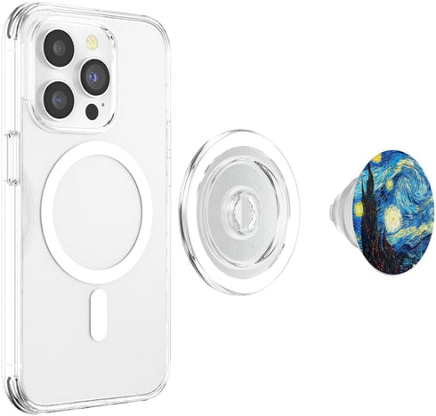 PopSockets PopGrip for MagSafe - Starry Night - Vincent Van Gogh