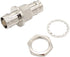 BNC Female to Female Adapter Bulkhead Connector, Coax Extension BNC Coupler for CCTV Security Camera System - 4-Pack