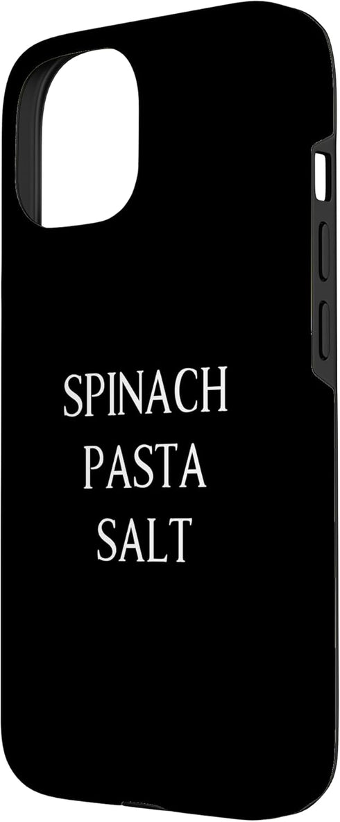 spinach pasta salt 15 Case for iPhone
