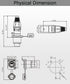 Panel Mounting RJ45 IP65 Waterproof PCB Signal Connector Cat5/5e/6 8P8C Ethernet LAN Cable Connector (2PCS RJ45 + 2PCS