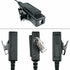 Walkie Talkie 2 Pin Earpiece/Headset with Transparent Acoustic Tube, Compatible with Kenwood Retevis RT22, Baofeng UV-5R