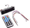 12V MP3 Decoder Module, USB/Bluetooth/SD Card/FM Radio WMA Decoder Board with Remote Control, Hands-Free Call