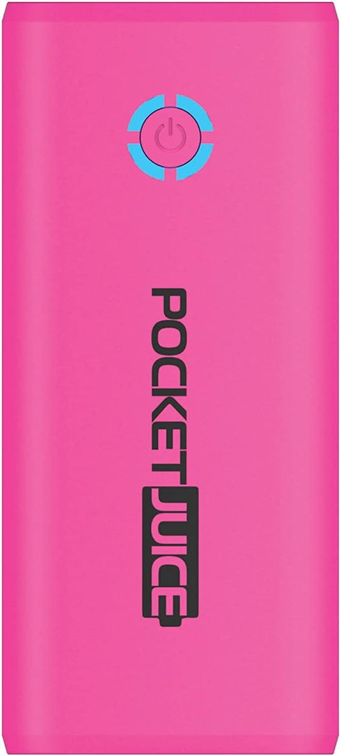 Tzumi tzumi PocketJuice Mini Portable Charger - 4,000 mAh High-Speed Single USB Port - Compatible with All iPhone and Android Devices & Includes Mini Android-Compatible Micro-USB Cable (Pink) (2)