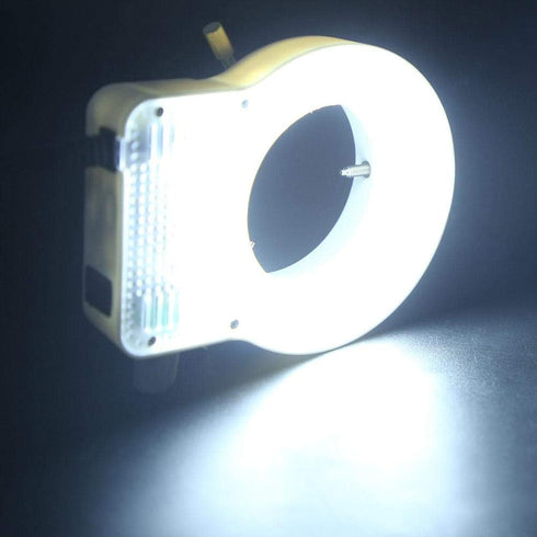 60LED Adjustable Brightness Microscope Ring Light Lamp Illuminator for Stereo Scope Microscope Supplier with Dimmer US