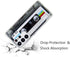 FAteam Case for Galaxy S21 Ultra 5G, Shockproof Scratchproof TPU Soft Bumper Retro Cassette Tape Case