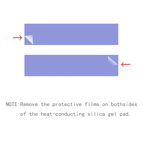 NVME M.2 Thermal Pad, M.2 SSD Thermal Cooling Pad, 70x20x0.5/1mm for M.2 2280 SSD NVMe Heatsinks (20PCS Pack)
