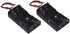WAYLLSHINE 2Pcs 2 x 1.5V AA Battery Holder Case Box, 2 AA Battery