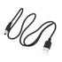 USB Cable 5.5mm/2.1mm 5V DC Barrel Jack Power Cable (Black, 100cm) for VoIP Phone Router, Portable Power Source, Serato