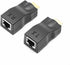 Replacement Ethernet RJ45 to HDMI Extender, 30m 4K30HZ Compatible for Computer, Laptop, Projector