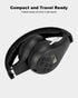 Portable Personal FM Radio Headphones with Best Reception, Wireless Headset FM Radio Ear Muffs for Walking, Jogging