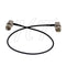 HT-Cable Camera Monitor HD SDI 3G Video Coaxial Cable - 75ohm Right Angle BNC to Right Angle BNC, 45cm