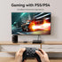 VENTION USB Sound Card, External Stereo Sound Card with Volume Control, USB to 3.5mm Jack Audio Adapter for PC