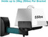 Monoprice Universal Bookshelf Speaker Wall Mount Brackets, Swivel, Tilt, for Large Bookshelf/Surround Sound Speakers