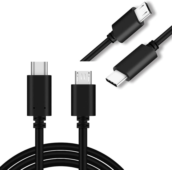 LQMBABY USB C to Micro USB Cable, 2 Pcs USBC to Micro USB