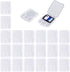 SteelFever Clear Plastic Memory Card Case Compatible with SD SDHC SDXC Micro SD