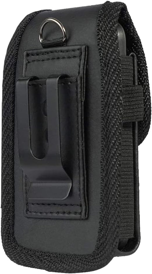 Ranyi MP3 B27 A02XT A19 G3 G1 M4S MP3 Player Holster Case, Elastic Vegan Leather Wallet Holster with Belt Loop Clip
