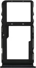 10 5G T790S Sim Card Holder Slot MicroSD Tray Replacement Compatible with TCL UW Verizon (Black)