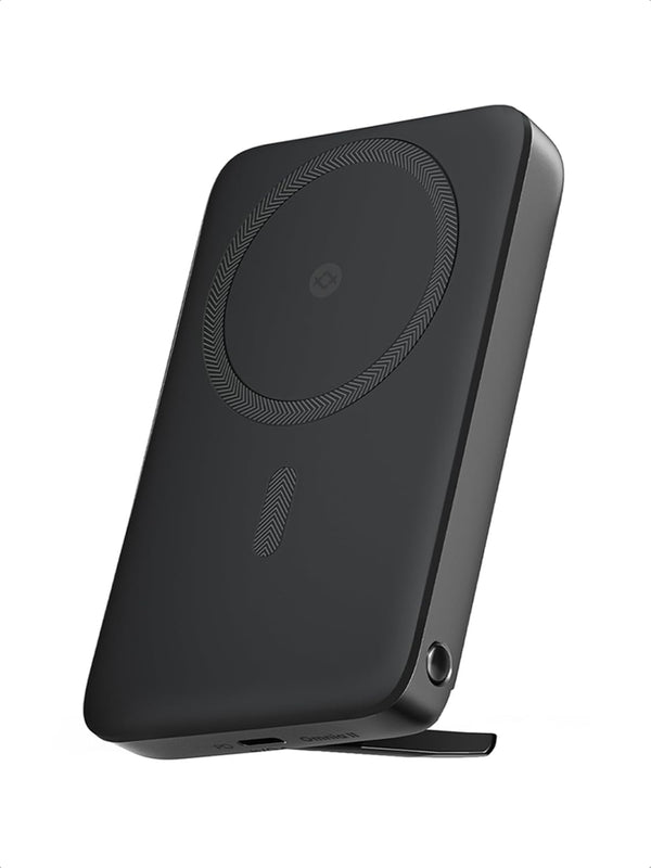 Magnetic Battery Pack 10000mAh for MagSafe, Foldable Wireless Charger with 30W USB-C Fast Charging for iPhone
